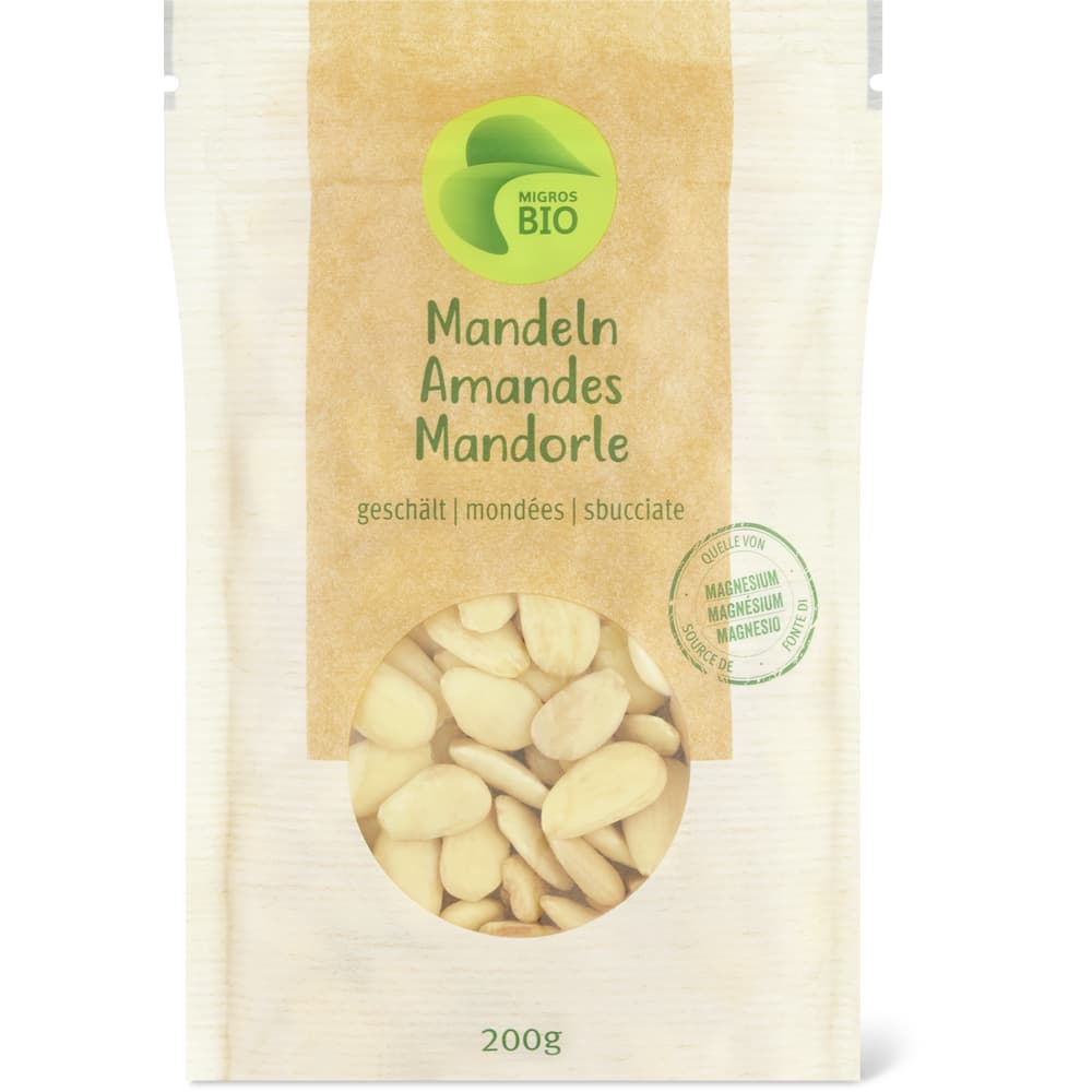 Mandeln · Bio, geschält • Migros Online