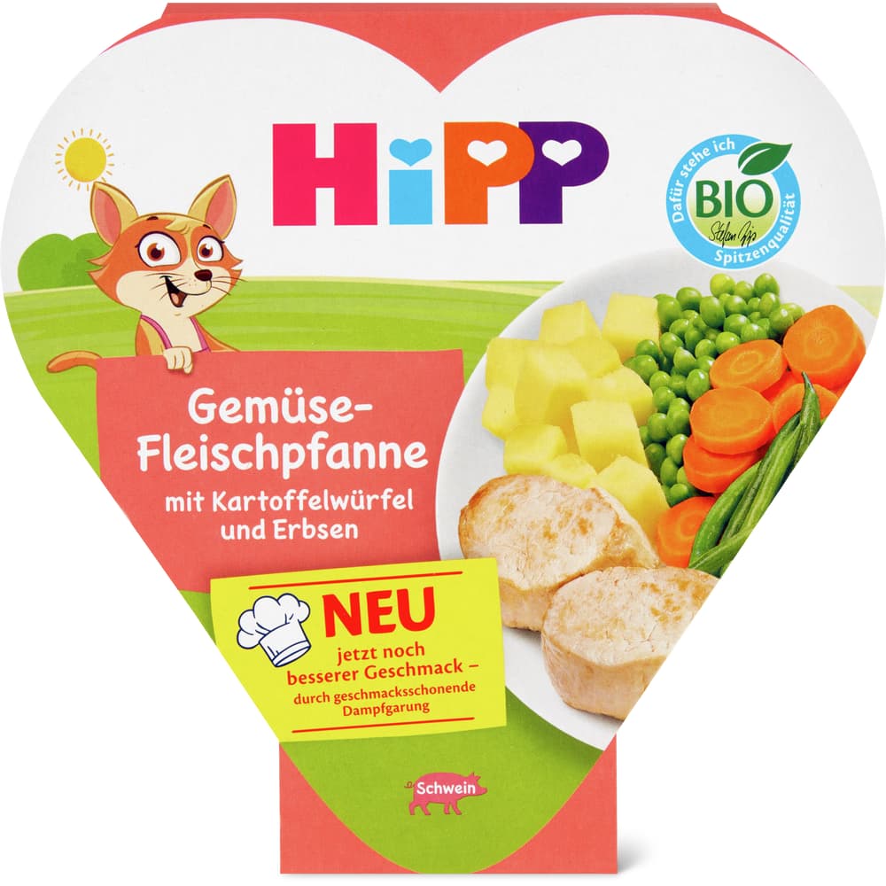 Hipp Gemüse Fleischpfanne Bio, ab 1 Jahr