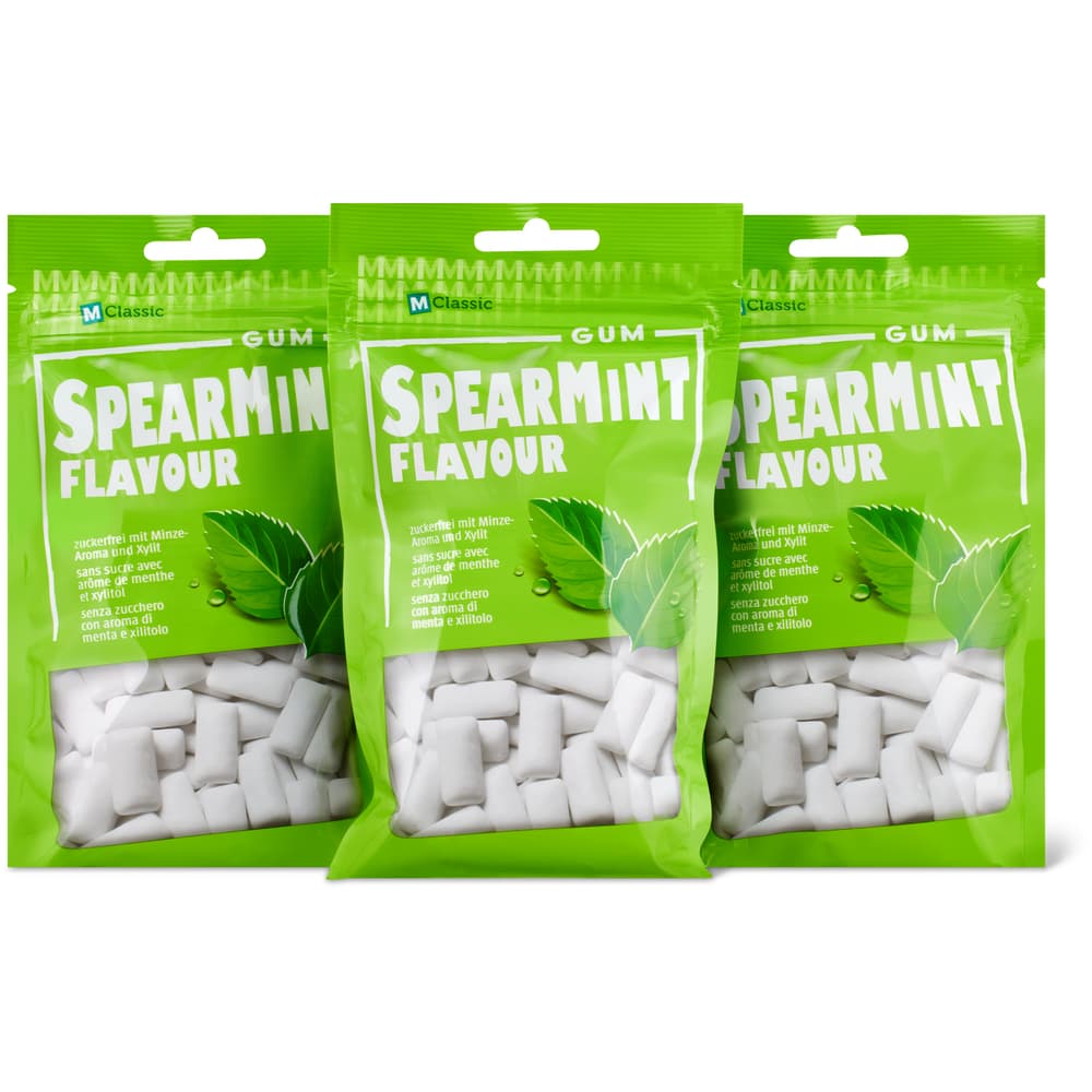 M-Classic Chewing Gum Spearmint , vegan