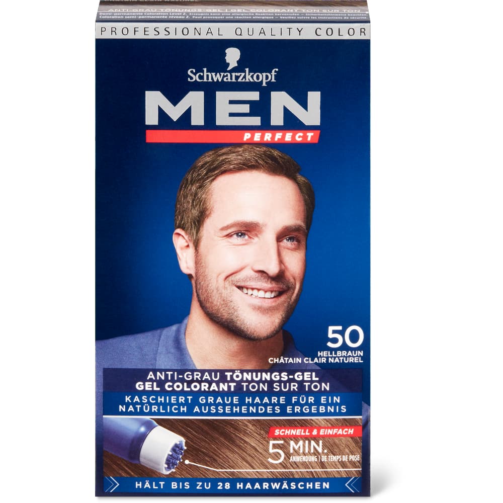 Schwarzkopf Men Perfect Tönungsgel 50 Hellbraun