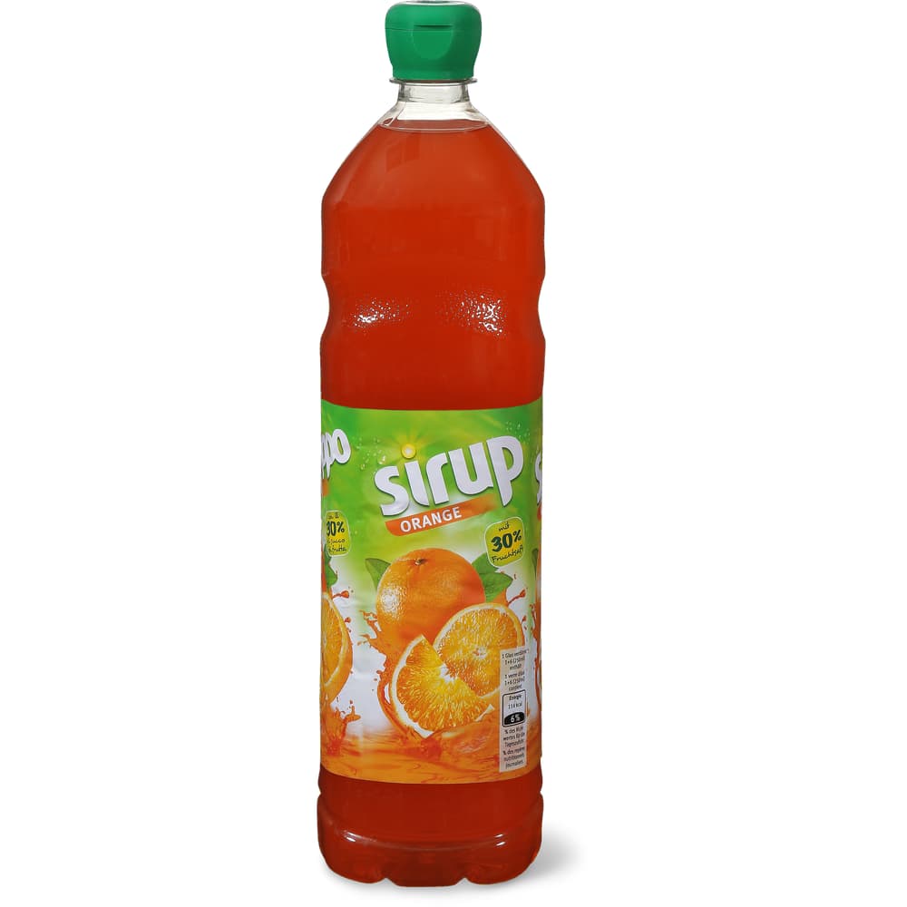 Sirup Sirup Orangen mit 30% Fruchtsaft