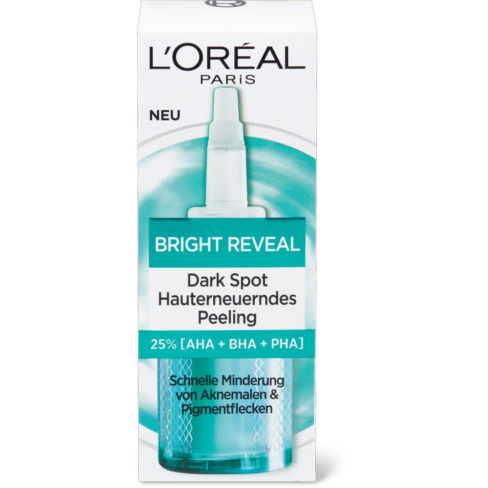 L'Oréal Paris Bright Reveal Hauterneuerndes Peeling 25% (AHA + BHA + PHA)