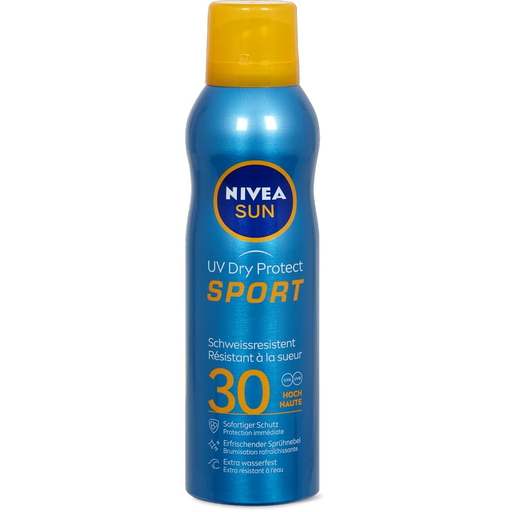 Nivea Sun · Erfrischender Sprühnebel · UV Dry Protect Sport - LSF 30 ...