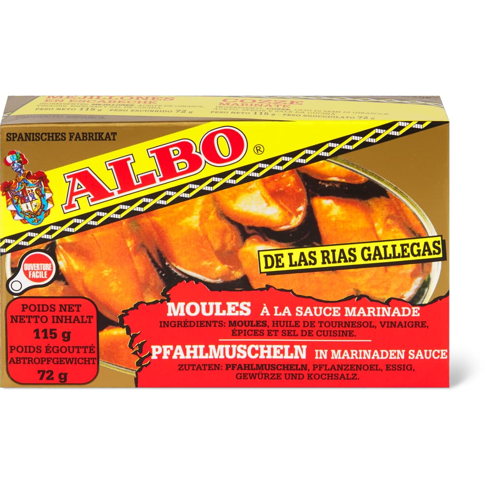 Albo Pfahlmuscheln in Marinadensauce