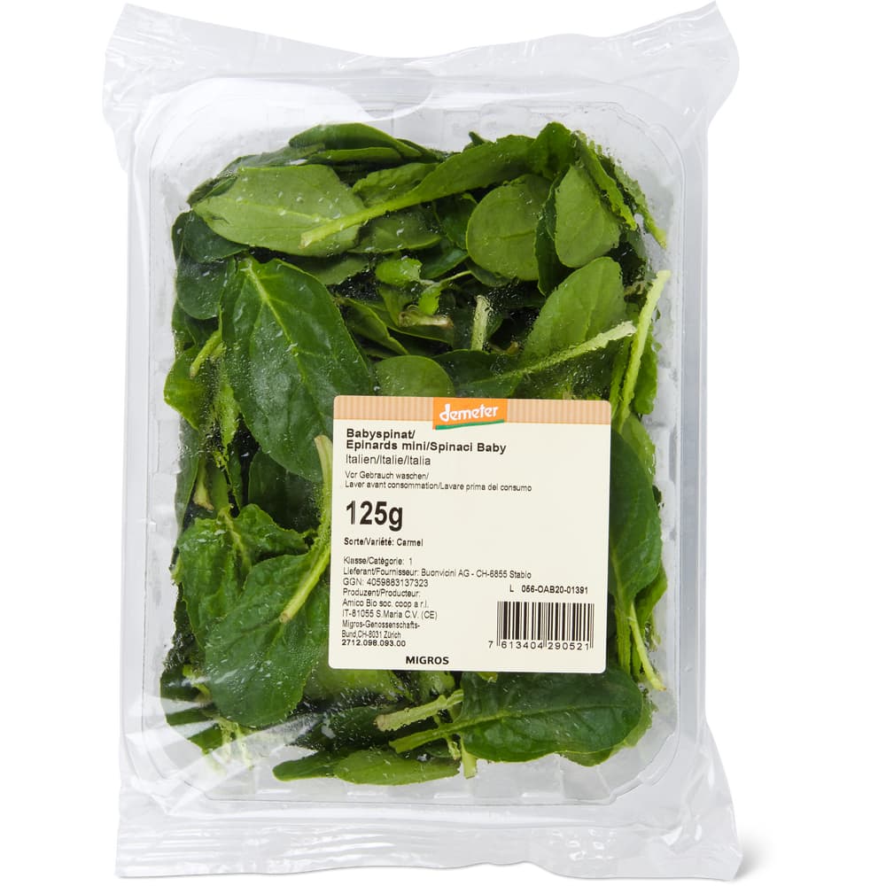 Demeter Blattspinat Baby