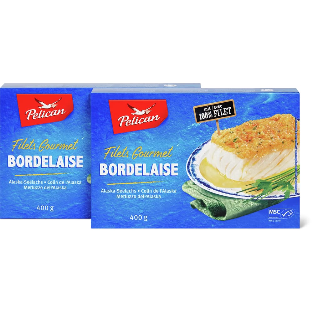 Pelican Filets Gourmet Bordelaise Alaska-Seelachs