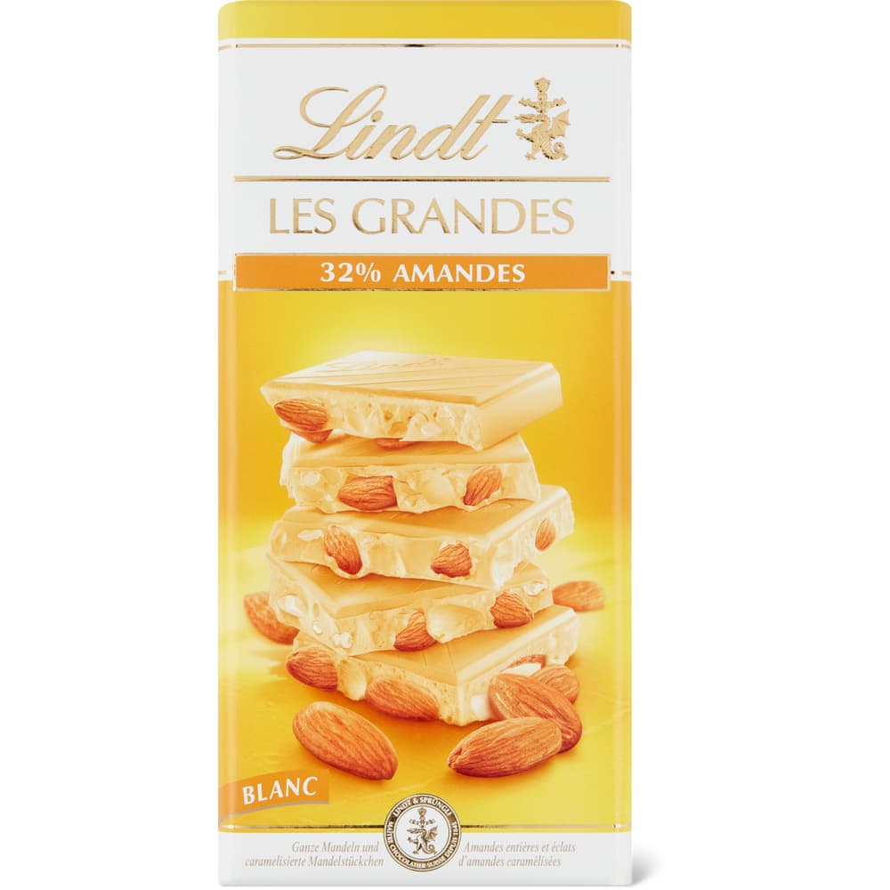 Lindt Les Grandes Blanc 32% Amandes