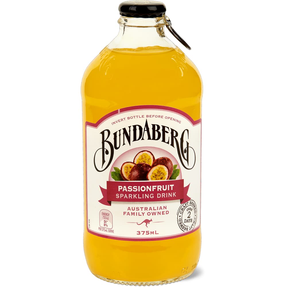 Bundaberg Erfrischungsgetränk mit Kohlensäure Passionfruit