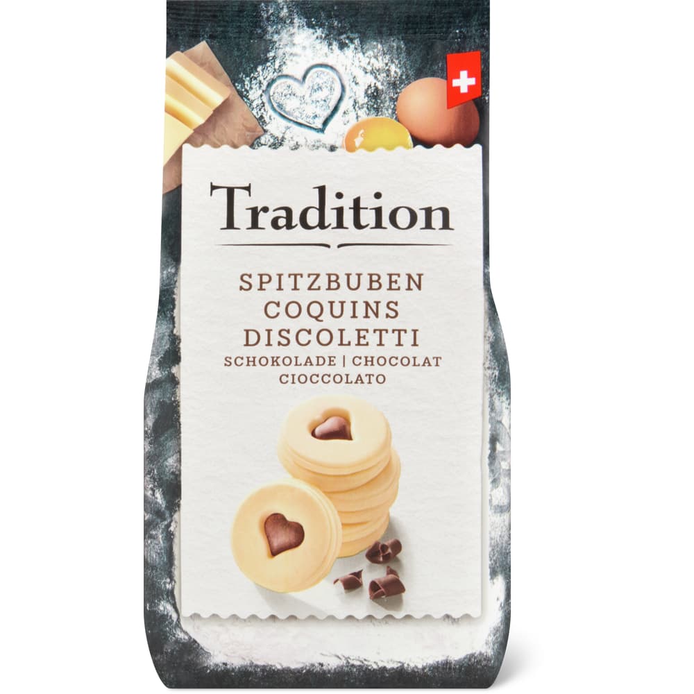 Tradition - Biscuits Spitzbuben mit Schokoladenfüllung