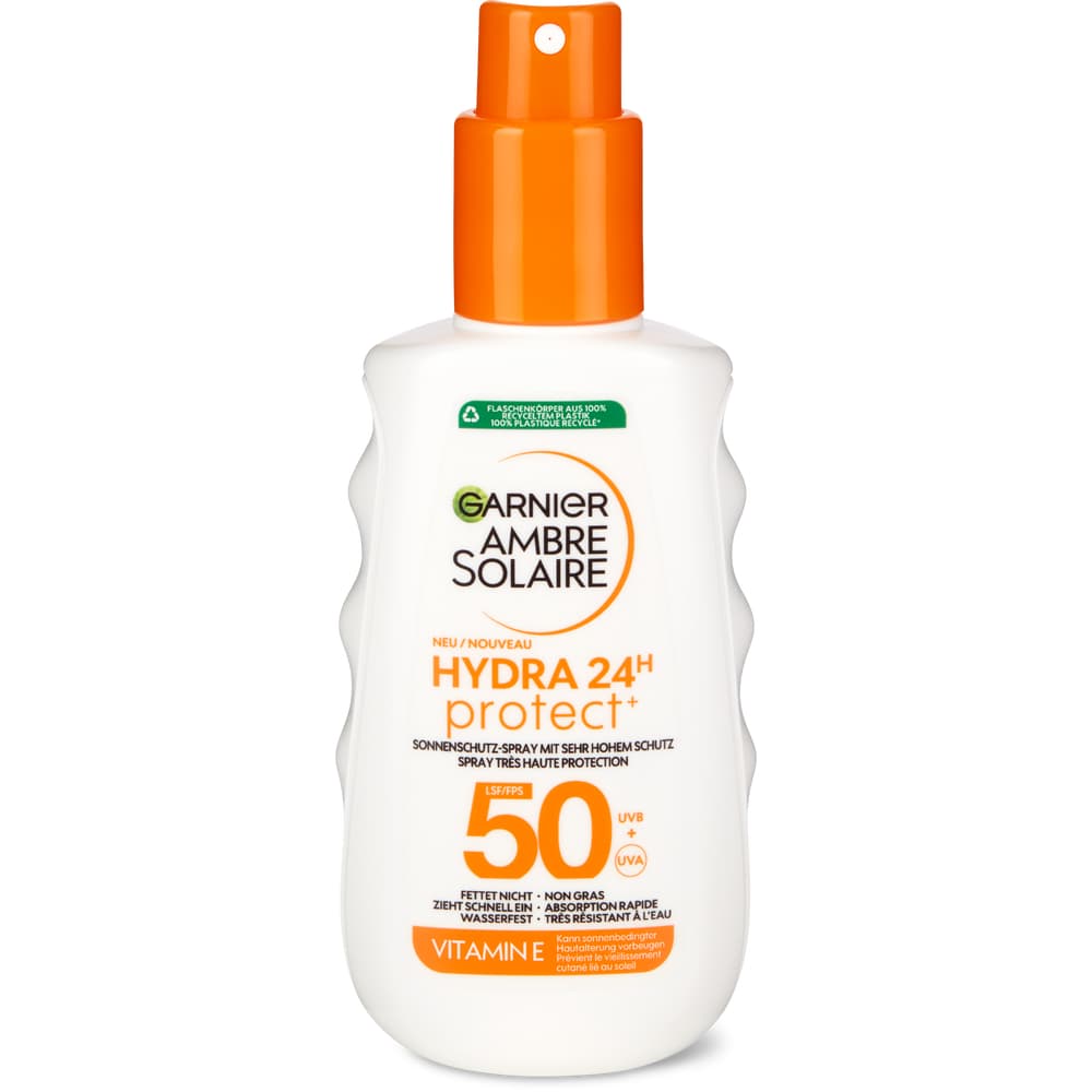 Garnier Ambre Solaire Sonnenspray LSF 50, Wasserfest, nicht fett