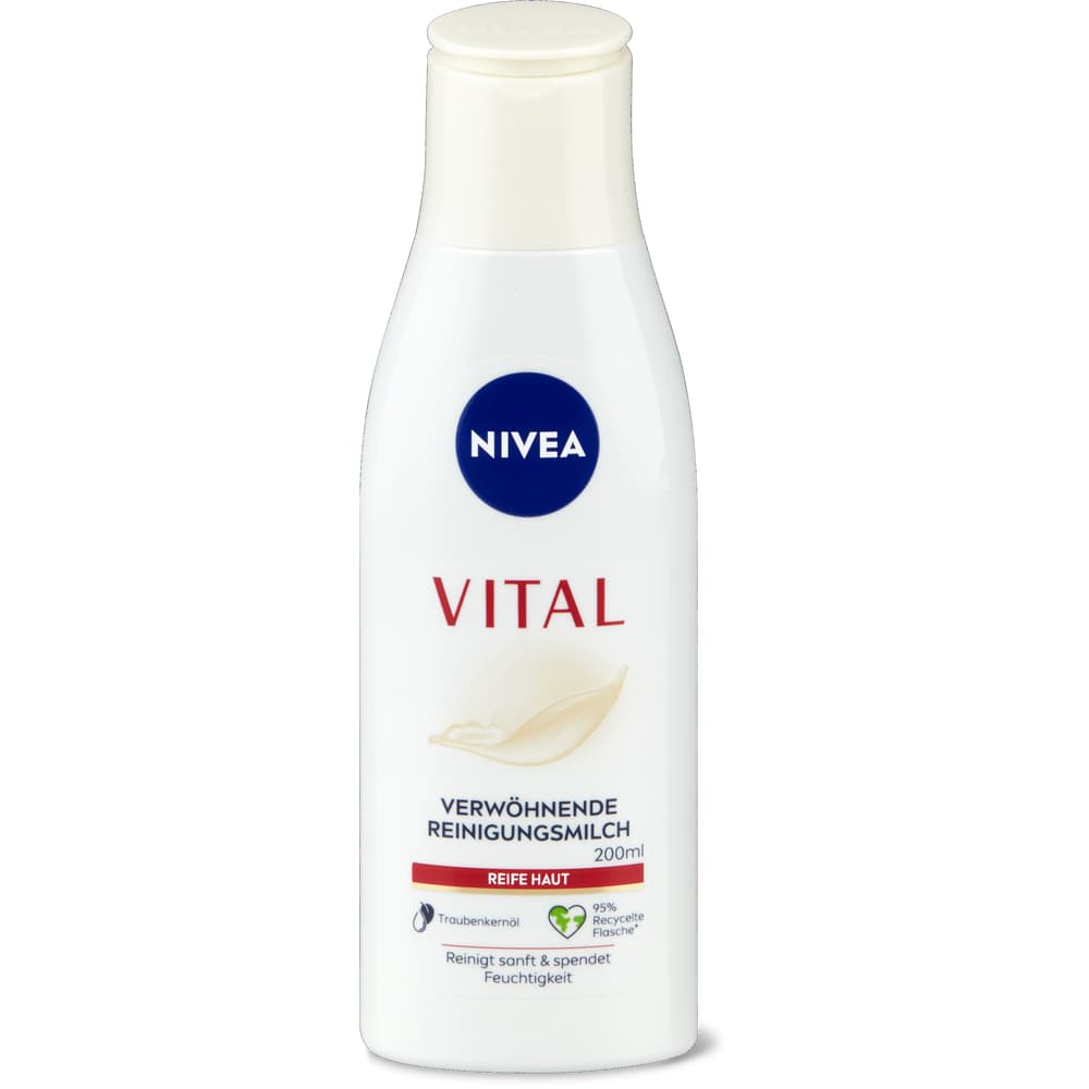 Nivea Vital Verwöhnende Reinigungsmilch für reife Haut