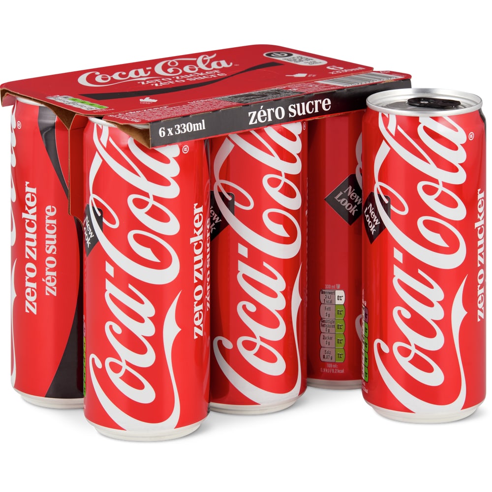 Coca-Cola Zero Dose ohne Zuckerzusatz