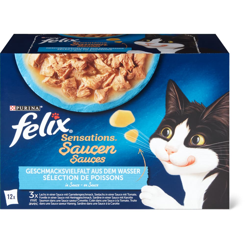 Felix Sensations Saucen Sardine, Lachs, Seelachs, Forelle
