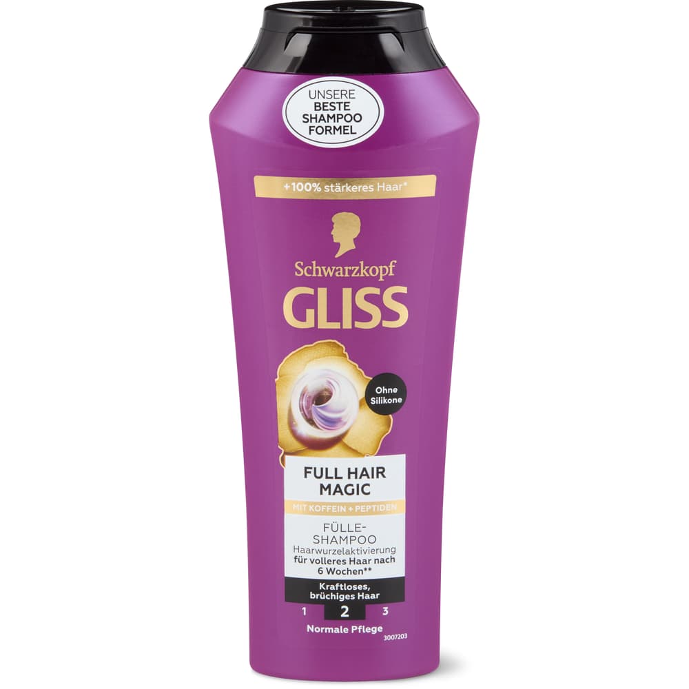 Schwarzkopf Gliss Full Hair Magic Shampoo Dünnes, brüchiges Haar