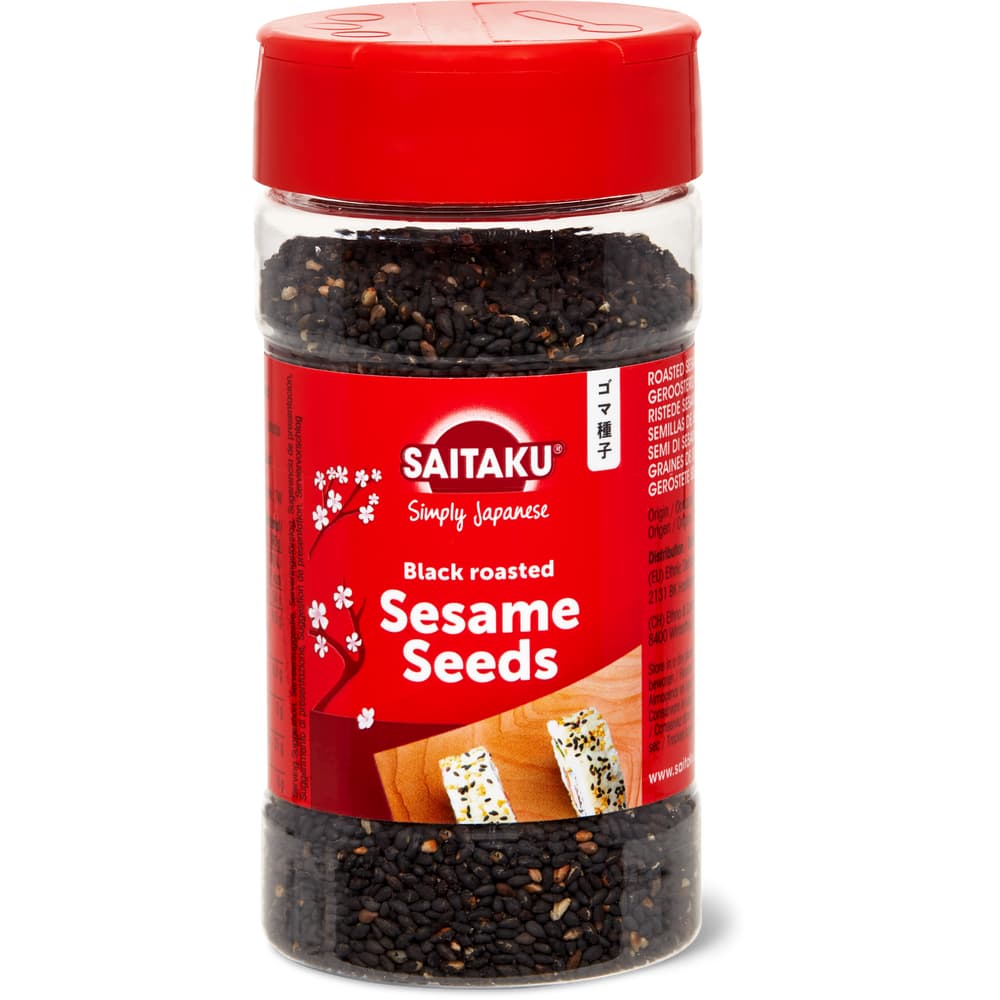 Saitaku Simply Japanese Schwarze Geröstete Sesamsamen