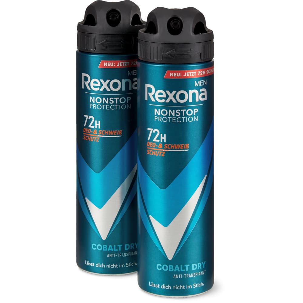 Rexona Men Deo Spray Cobalt Dry 72h, Anti-Transpirant