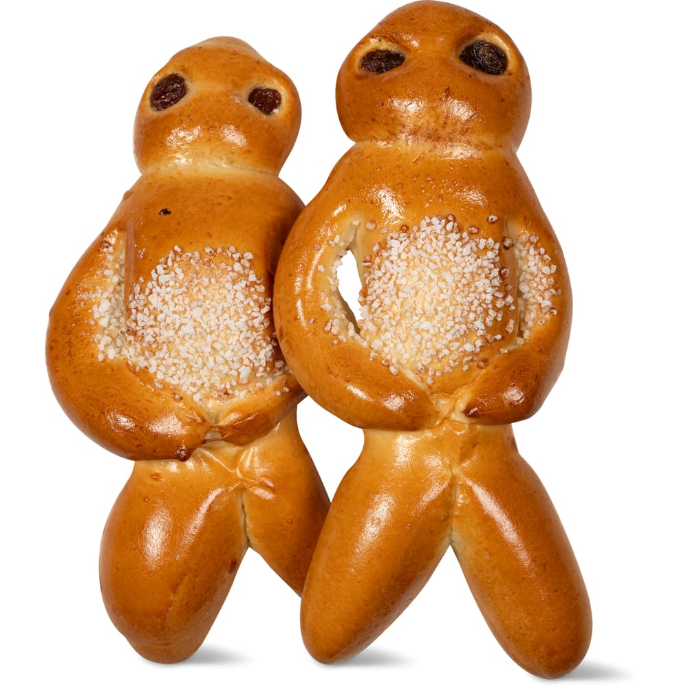 Fresh & handmade · Christmas Bread Man • Migros