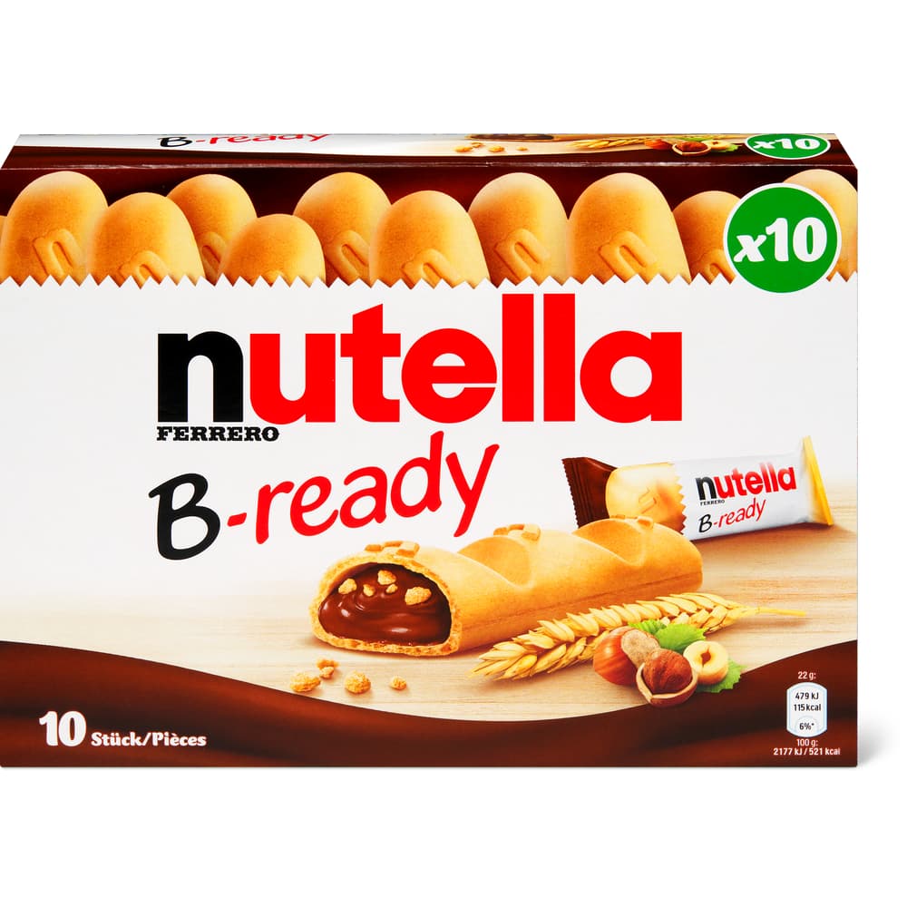 Nutella Schokoladensnacks Nutella gefüllt