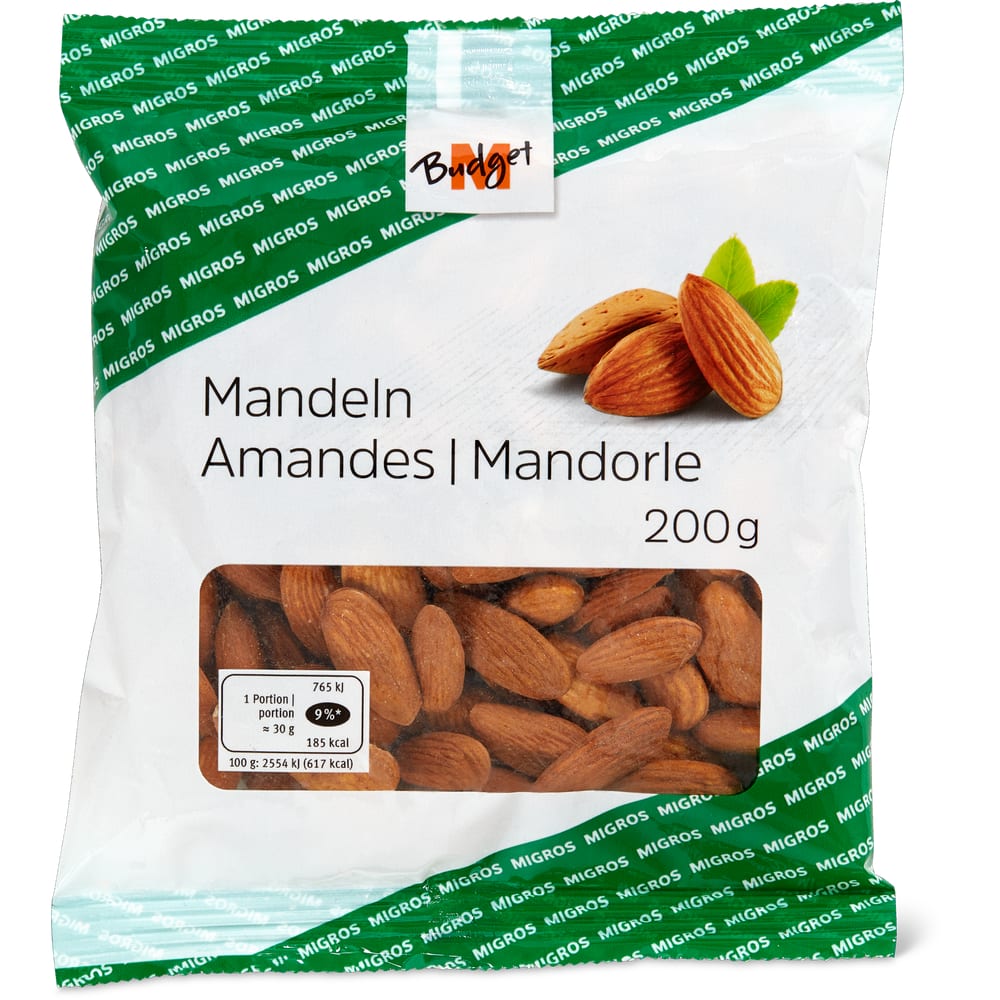 M-Budget Mandeln Nicht gesalzen
