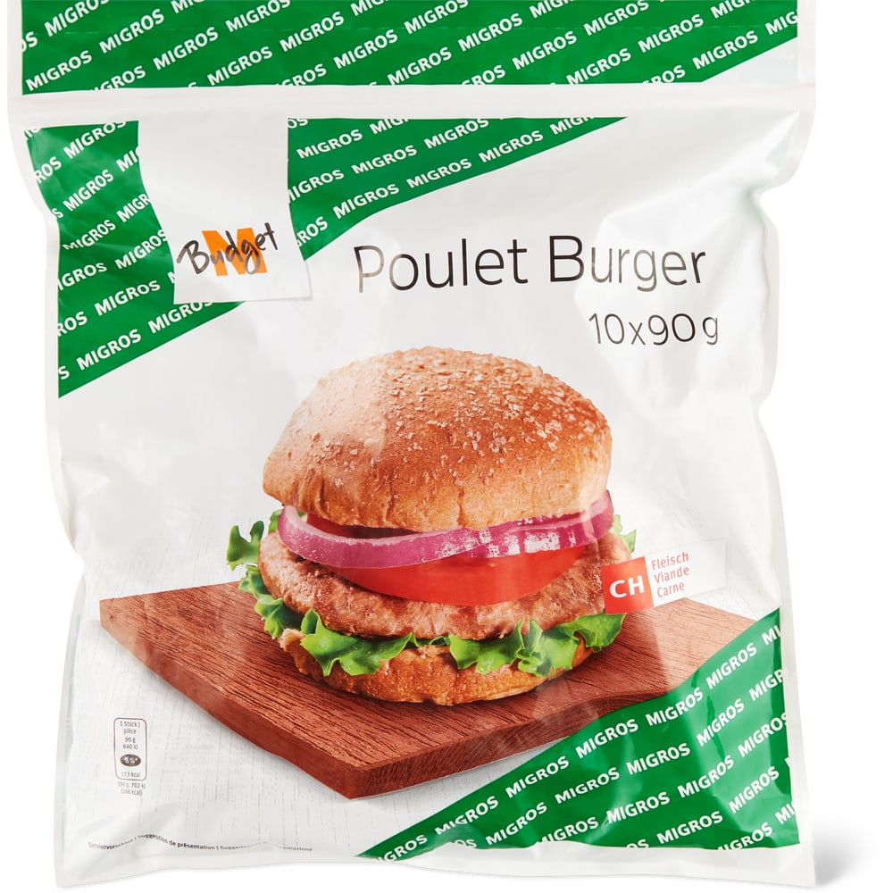 M-Budget Poulet Burger