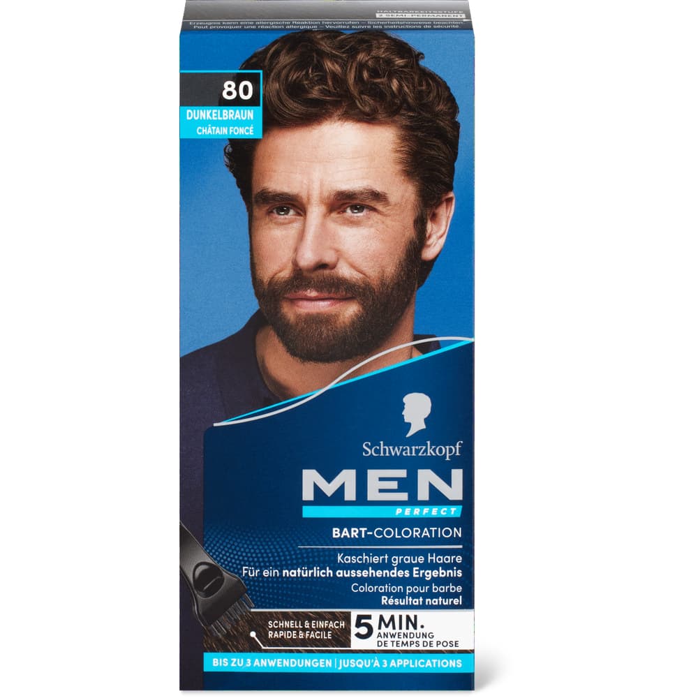 Schwarzkopf Men Perfect Bartcoloration 80 Dunkelbraun