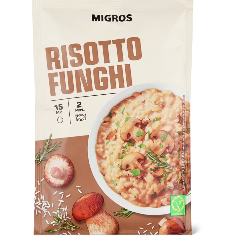Migros Risotto Funghi vegetarisch