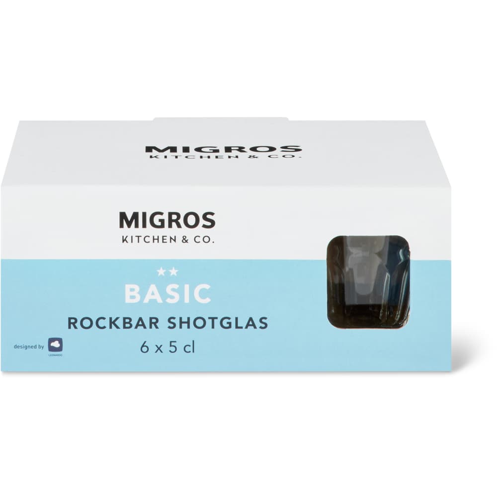 Migros Kitchen & Co. Shotglas Basic Transparent, 5cl