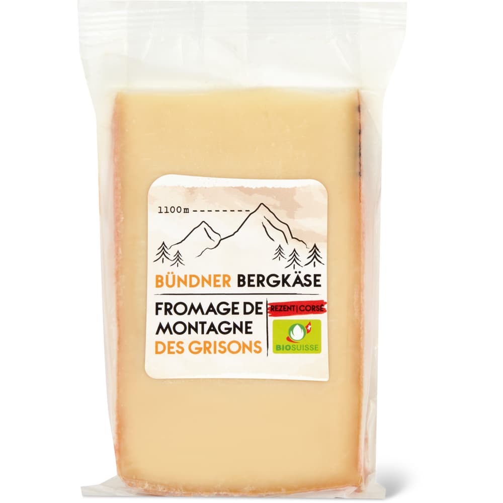 Migros Bio Bündner Bergkäse Rezent