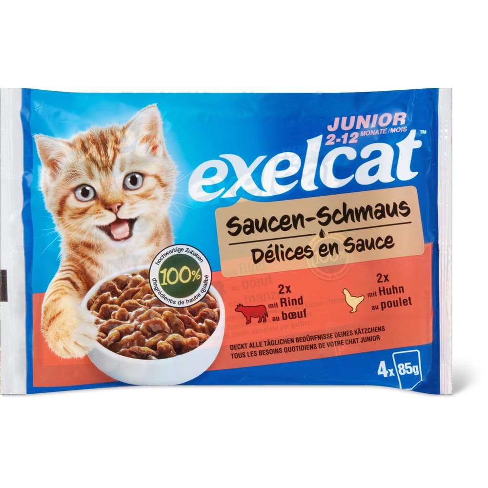 Exelcat Junior Häppchen in Sauce Mix