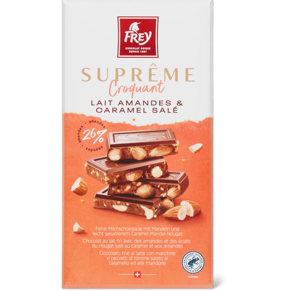 Frey Suprême Lait Amandes&Caramel Salé