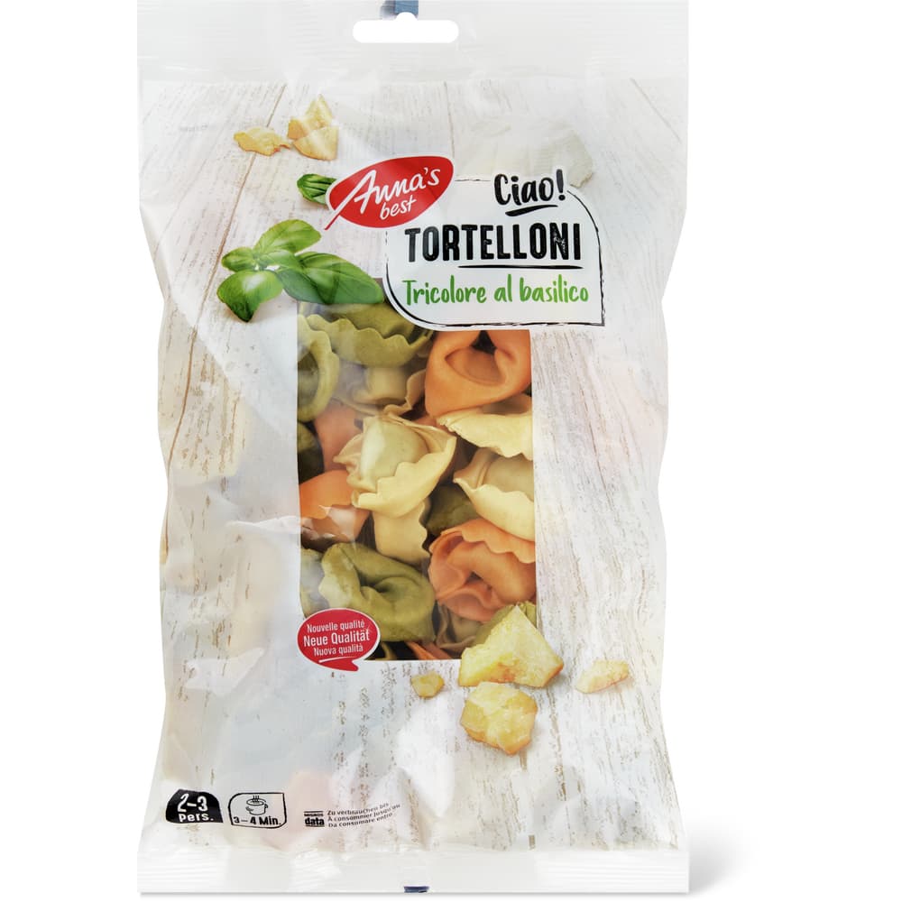 Anna's Best Tortelloni mit Käse und Basilikum