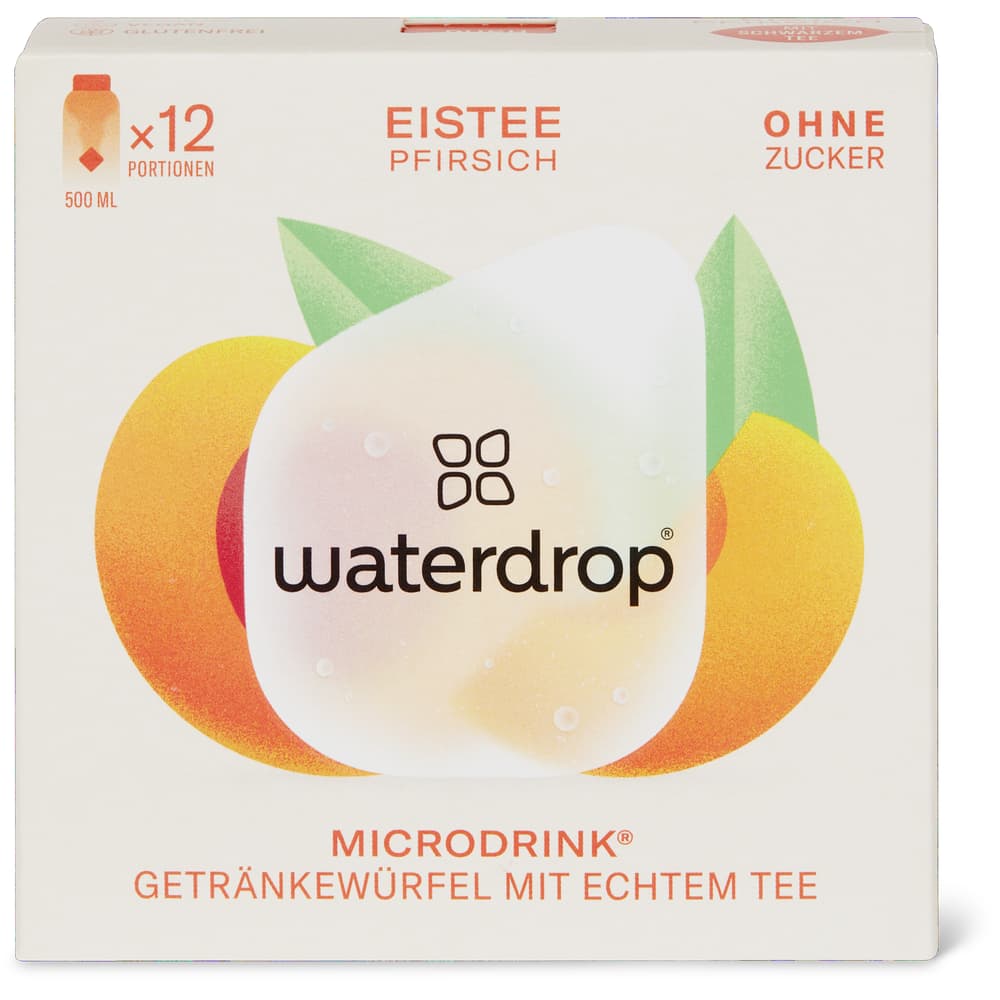 Waterdrop Microdrink Brausezubereitung für Getränke Ice Tea Peach
