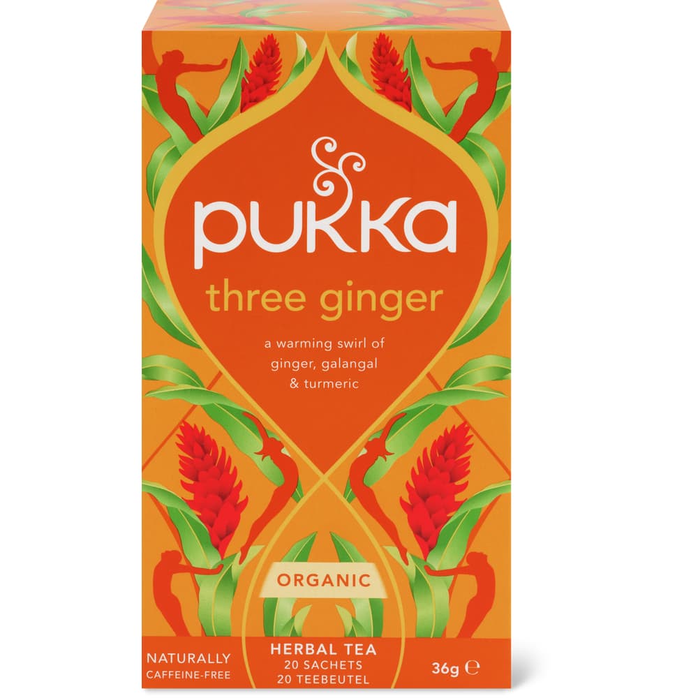 Pukka Kräutertee drei Ingwer