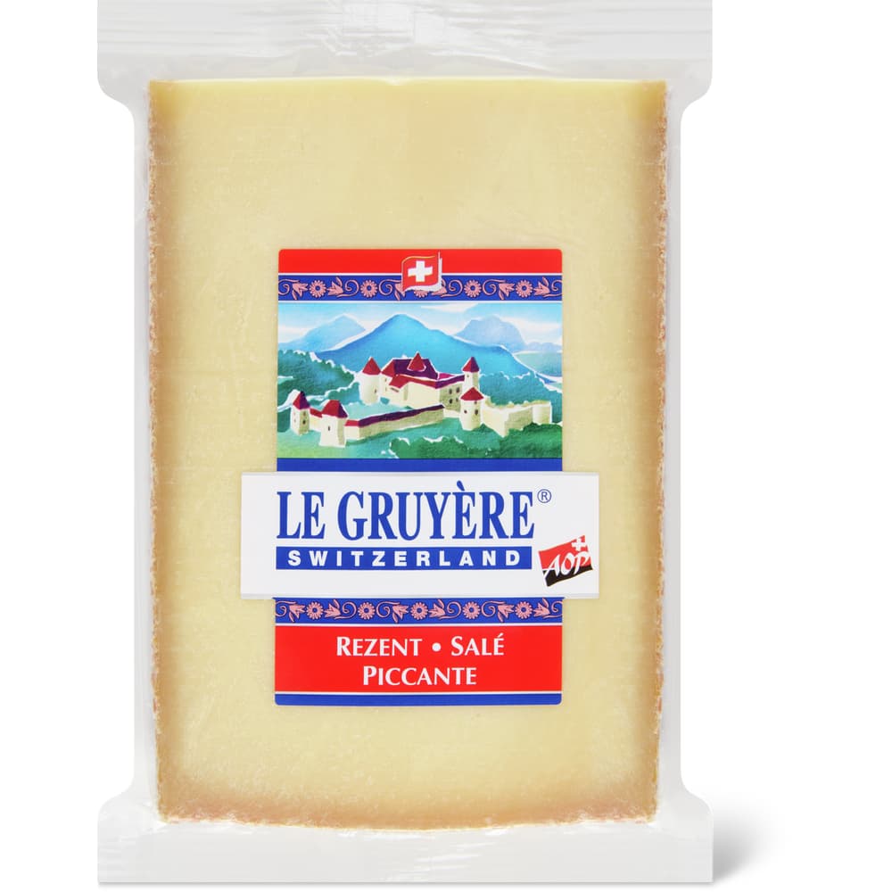 Gruyère Hartkäse AOP rezent
