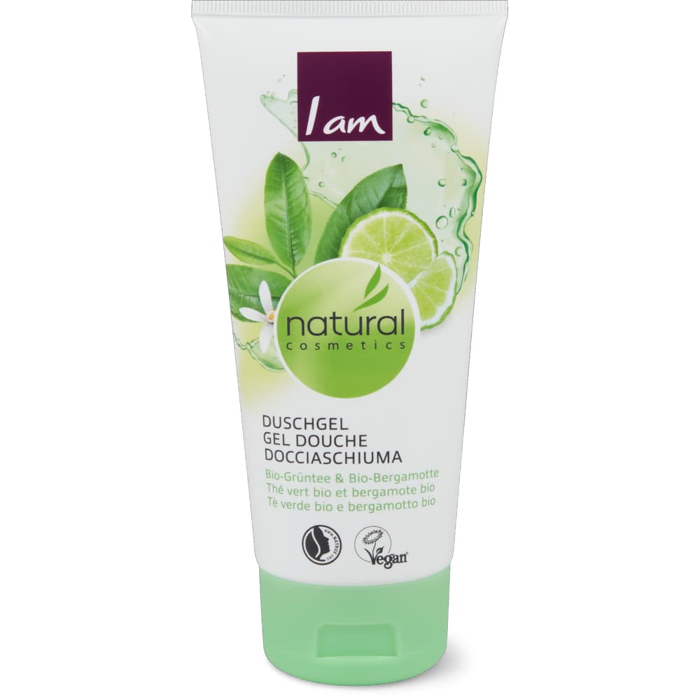 I am natural cosmetics Duschgel Grüntee & Bergamotte