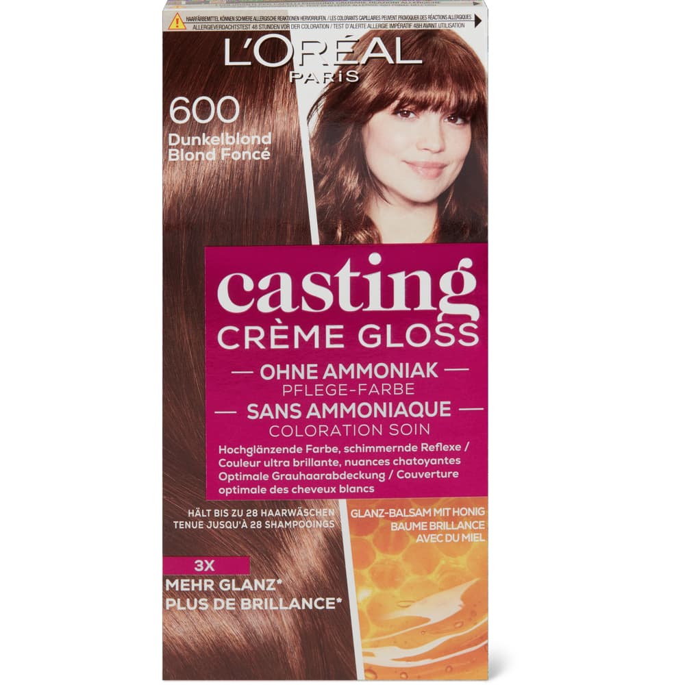 Casting Crème Gloss Pflegetönung 600 Dunkelblond, ohne Ammoniak