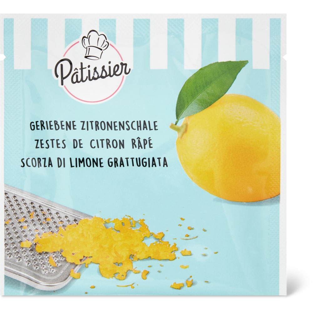 Patissier Geriebene Zitronenschale