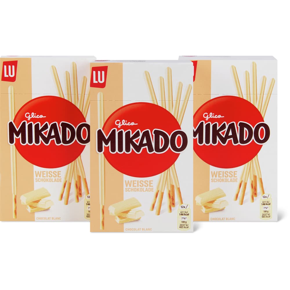 LU Mikado Weisse Schokolade