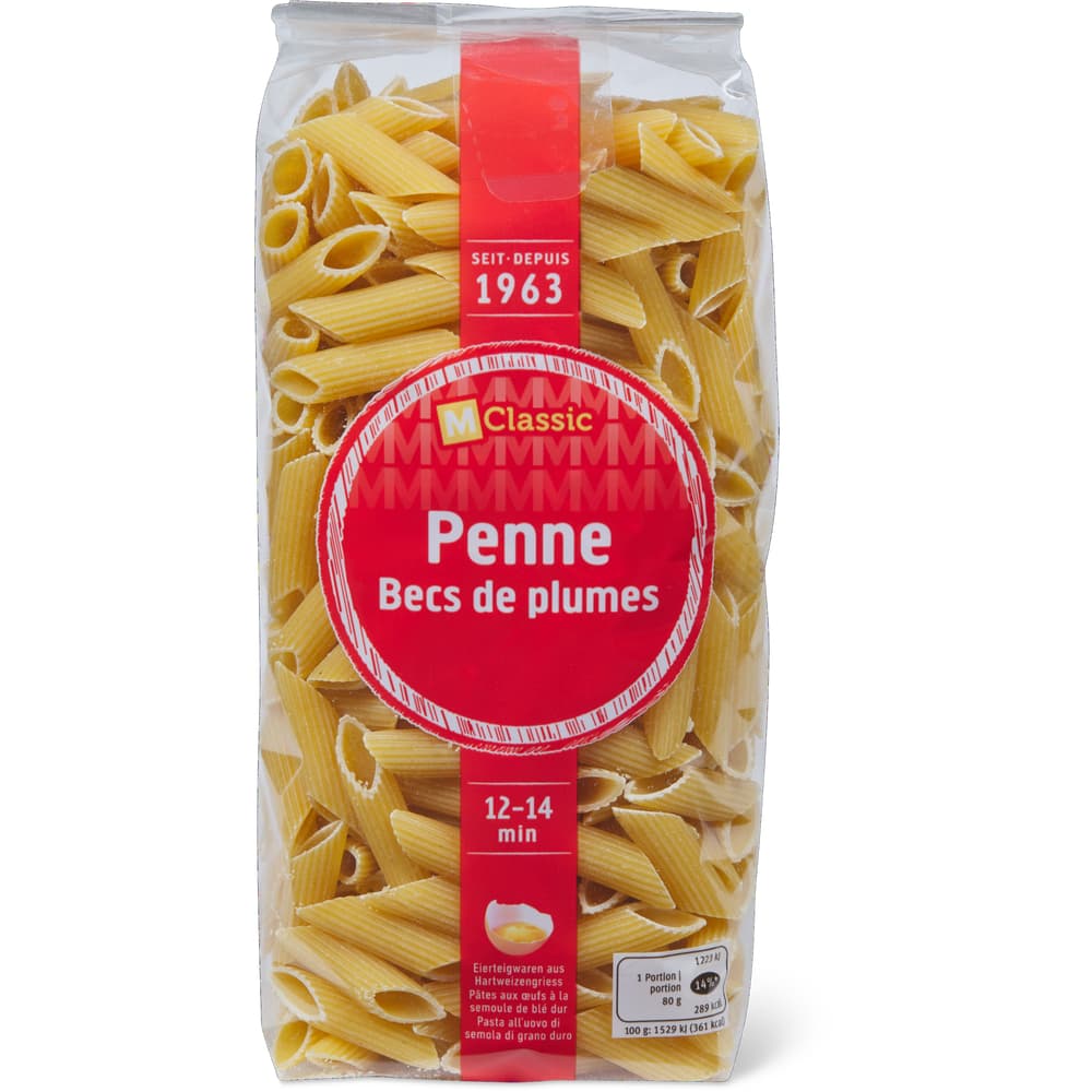 M-Classic Penne aus Eier