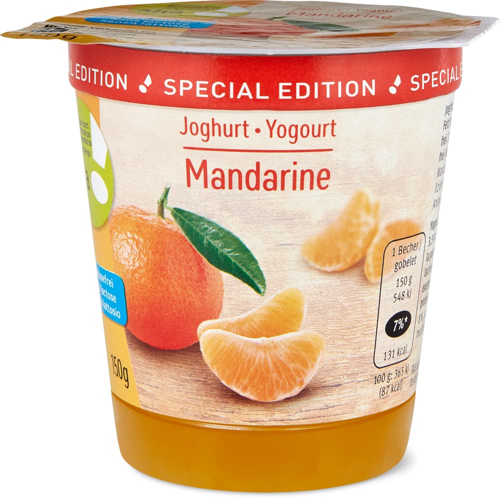 Joghurt aha!, Mandarine, laktosefrei