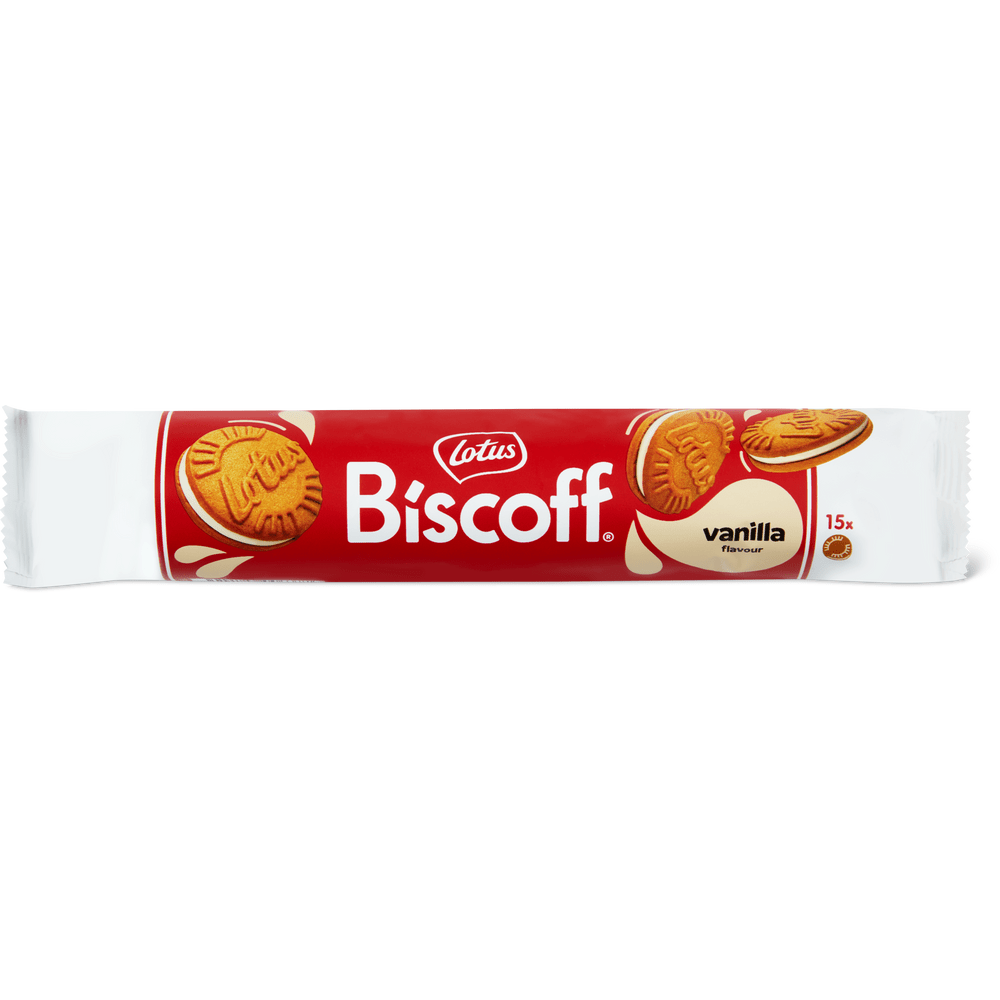 Lotus Biscoff Kekse mit Vanillecremefüllung