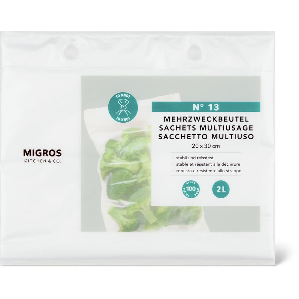Migros Kitchen & Co. N°13 Mehrzweckbeutel 2l, 30 x 20cm