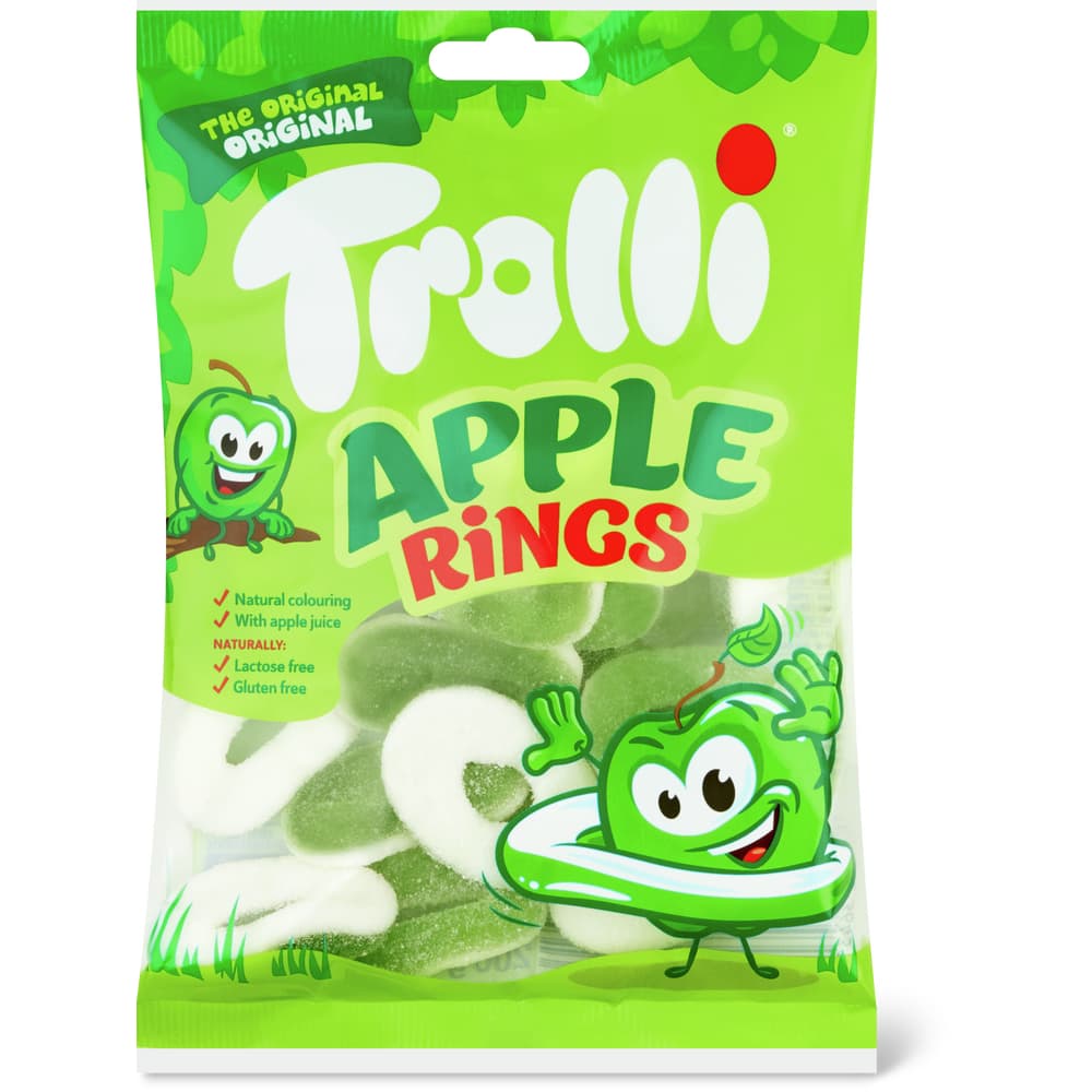 Trolli Schaumzuckerbonbons Apfelringe