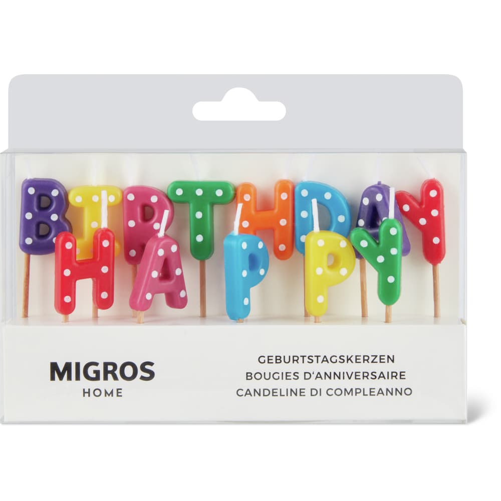 Migros Home Gaburtstagskerzen