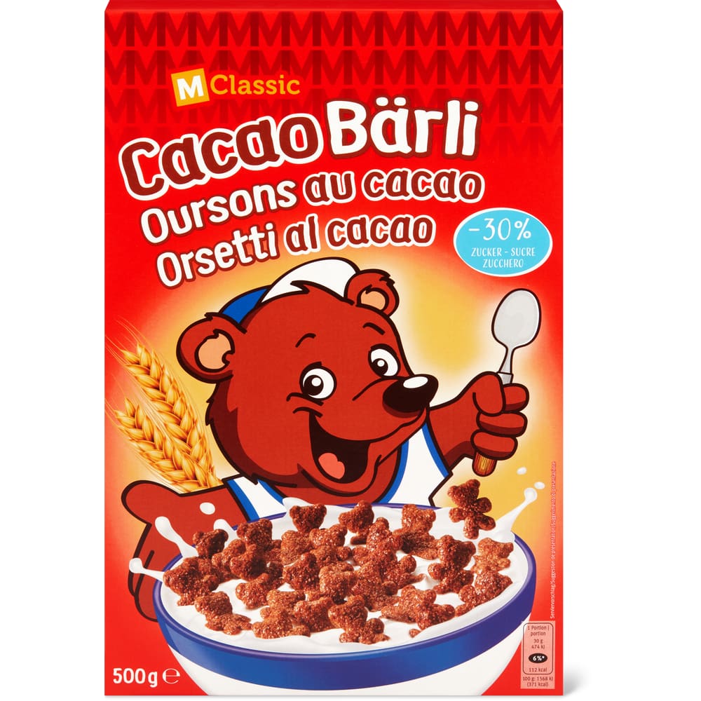 M-Classic Cacao Bärli Schokoladen Cerealien