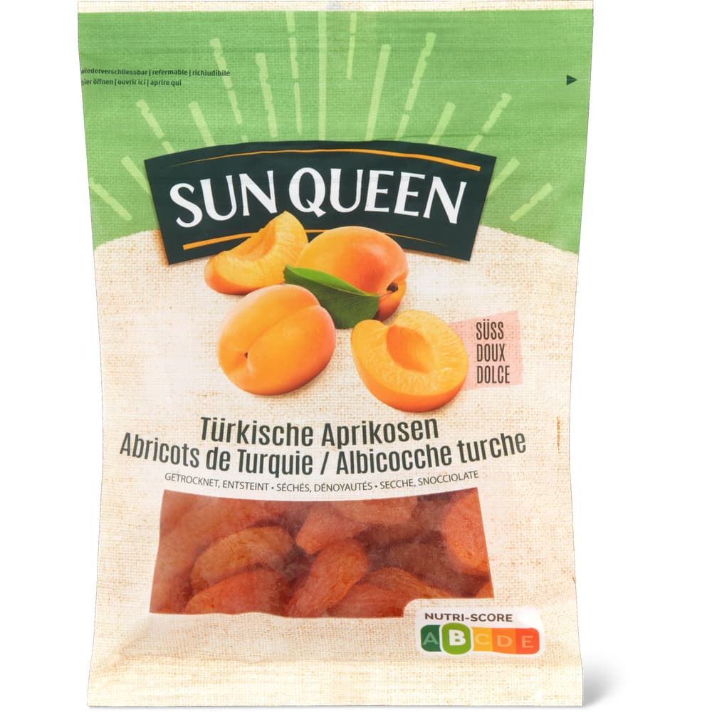 Sun Queen Türkische Aprikosen süss getrocknet und entsteint