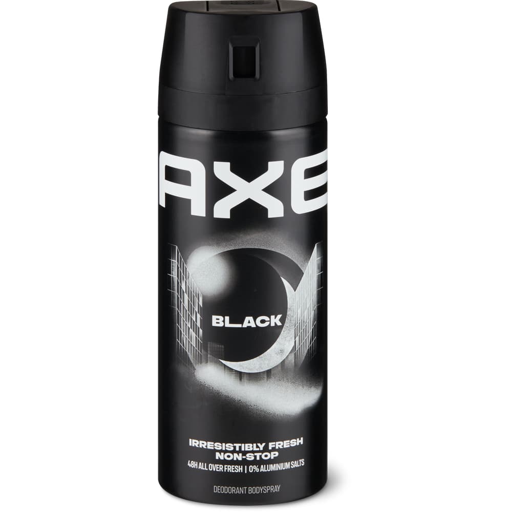Axe Deo Bodyspray Black 48h, 0% Aluminiumsalze