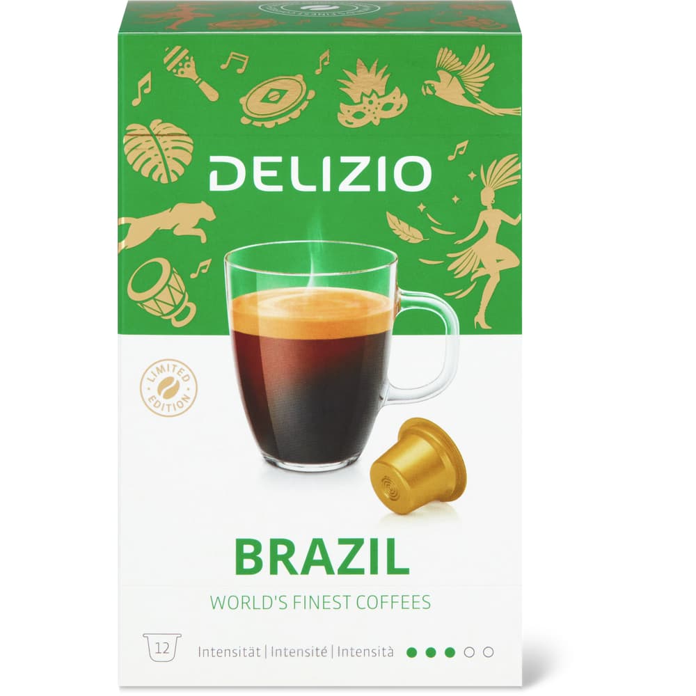 Delizio Kaffee-Kapseln Brazil, System Delizio