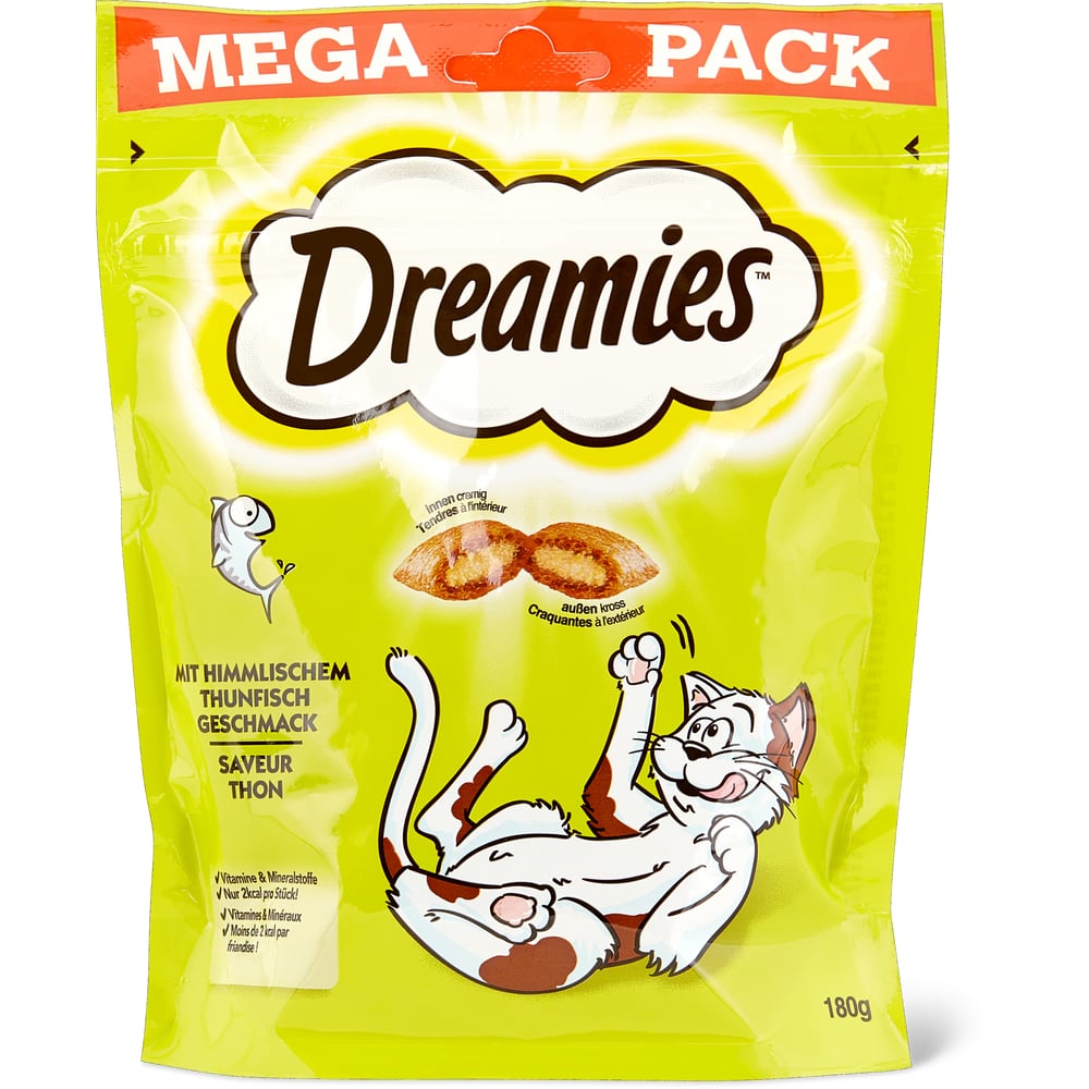 Dreamies Snack für Katze Mit leckerem Huhn