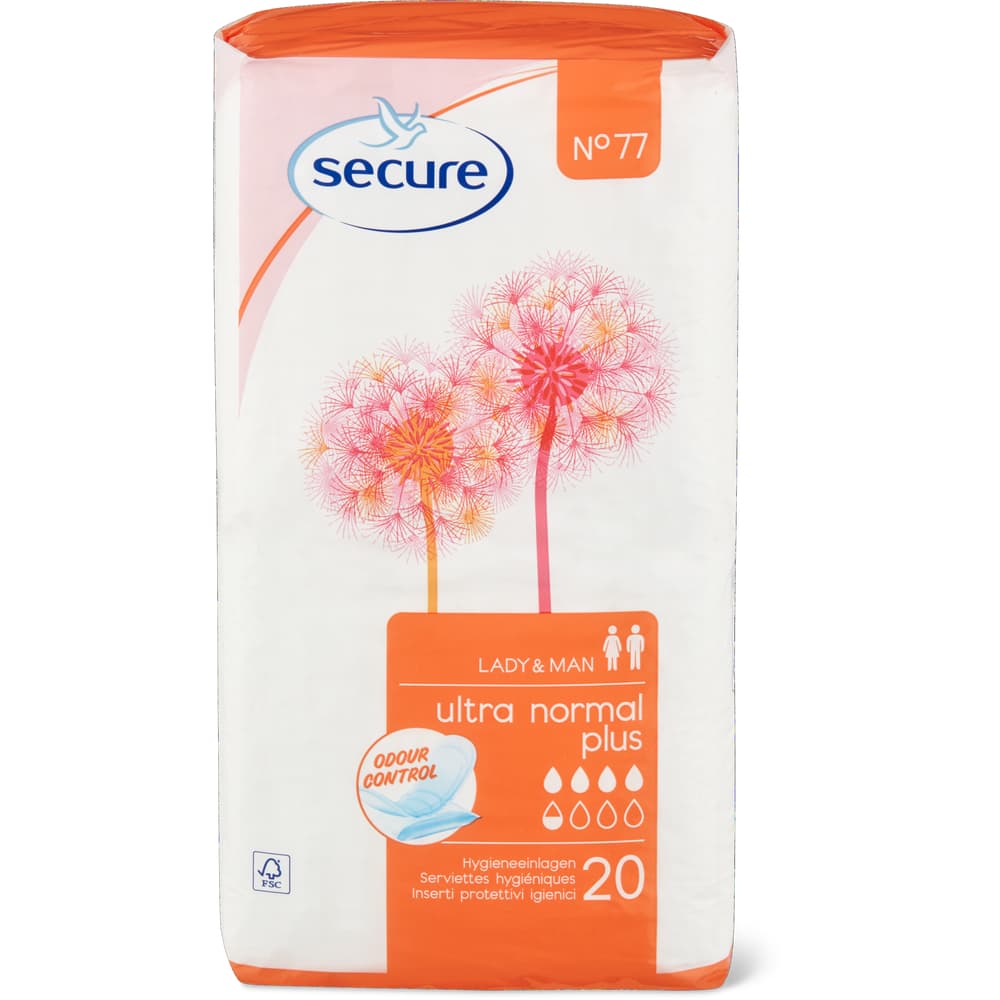 Secure N°77 Hygieneeinlagen Lady & Man - Ultra Normal Plus